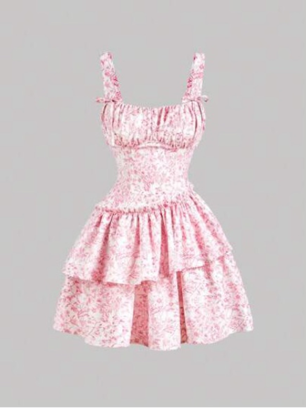 Pink Floral Dress